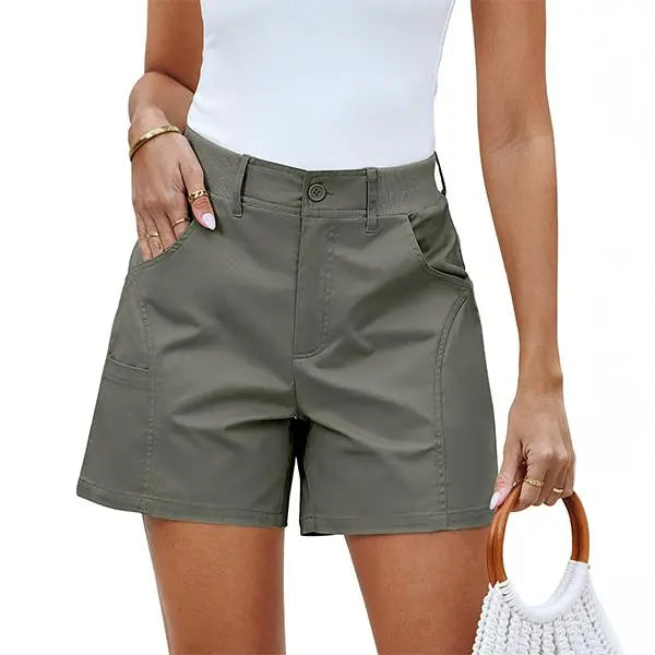 Women's fashionable casual summer high-waisted shorts