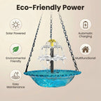 🔥🔥49% Off--Solar Cascade Hanging Bird Bath Fountain🎁Buy 2 Free Shipping
