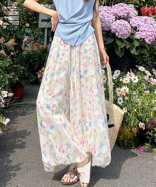 📦📦LAST DAY SAVE 49% ⏰The Summer Breeze Floral Wide-Leg Pants