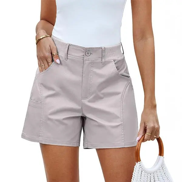 Women's fashionable casual summer high-waisted shorts