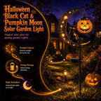 🌙 Solar-Powered Black Cat Garden Stake Light – Create a Magical Halloween Glow in Your Yard