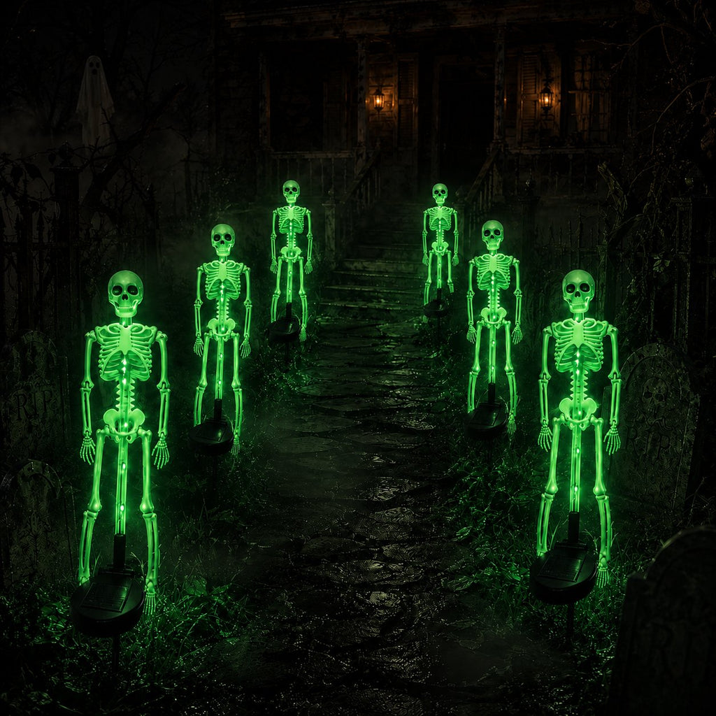 LAST DAY 50% OFF - SOLARSKULL GARDEN LIGHTS WITHEERIE COLOR-CHANGING GLOW