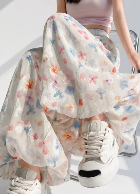 📦📦LAST DAY SAVE 49% ⏰The Summer Breeze Floral Wide-Leg Pants