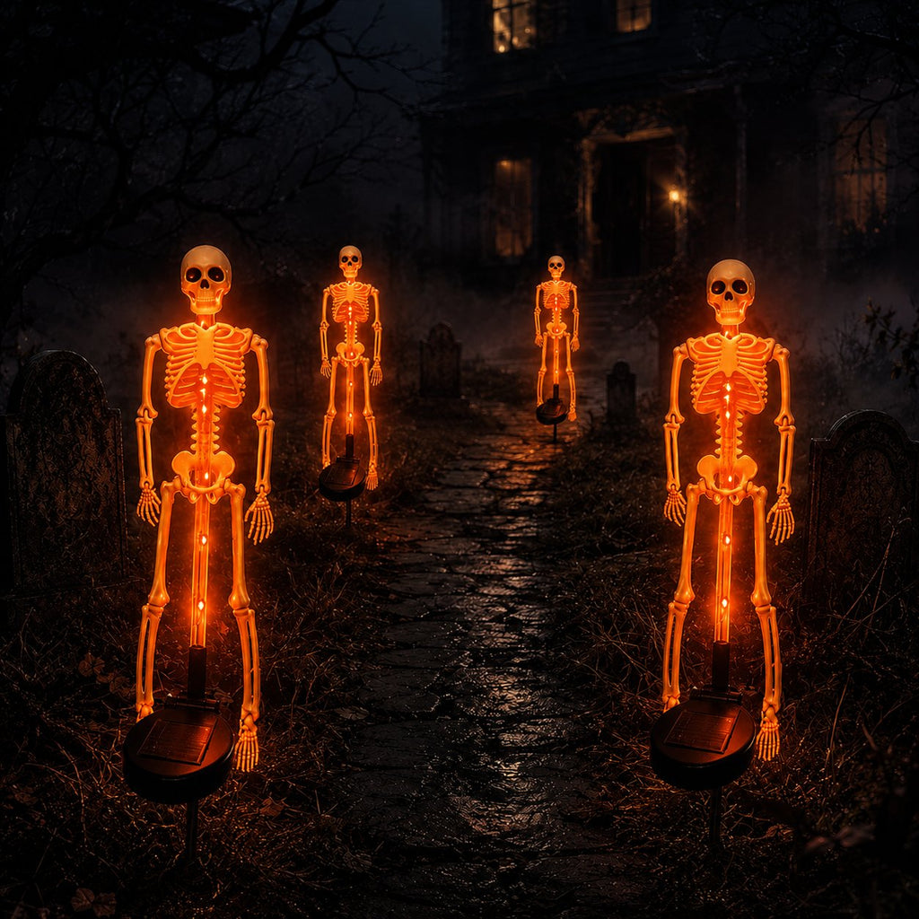 LAST DAY 50% OFF - SOLARSKULL GARDEN LIGHTS WITHEERIE COLOR-CHANGING GLOW