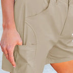 Women's fashionable casual summer high-waisted shorts
