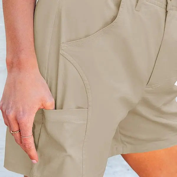 Women's fashionable casual summer high-waisted shorts