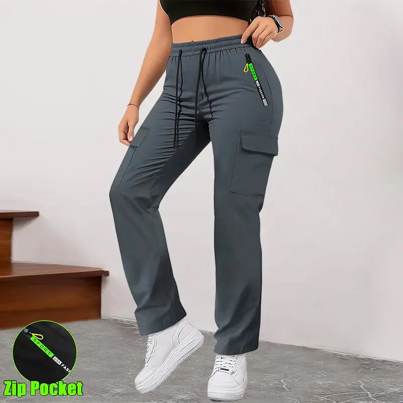 ✨⏰Last Day 49% OFF🎁 Women’s cargo pants with multiple pockets for outdoor sports and everyday outings