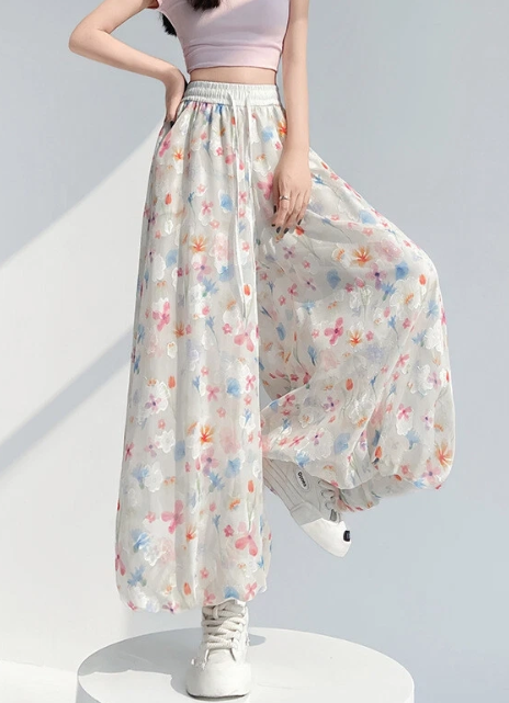 📦📦LAST DAY SAVE 49% ⏰The Summer Breeze Floral Wide-Leg Pants