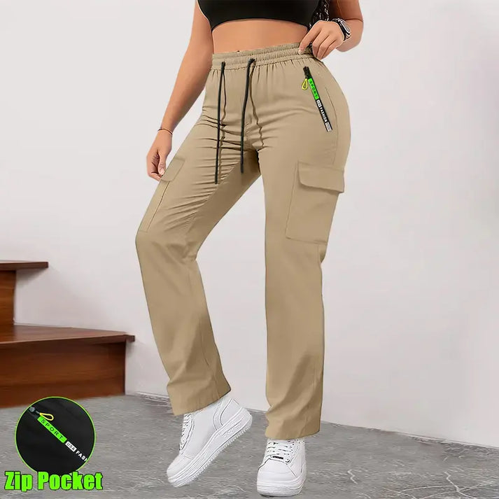✨⏰Last Day 49% OFF🎁 Women’s cargo pants with multiple pockets for outdoor sports and everyday outings