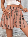 Summer printed women's casual loose-fitting shorts