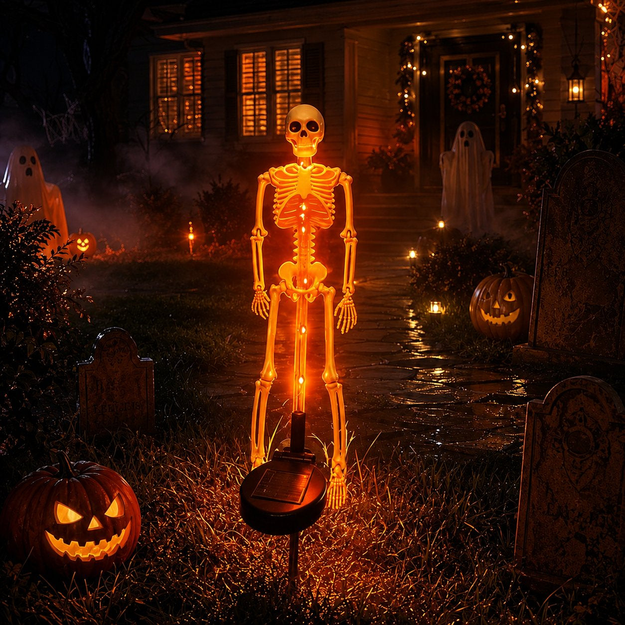 LAST DAY 50% OFF - SOLARSKULL GARDEN LIGHTS WITHEERIE COLOR-CHANGING GLOW