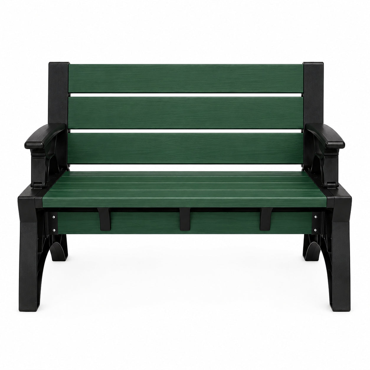 Bench-to-Table Modern Outdoor Patio Furniture Stool Chairs - Supports Up To 1400 lbs