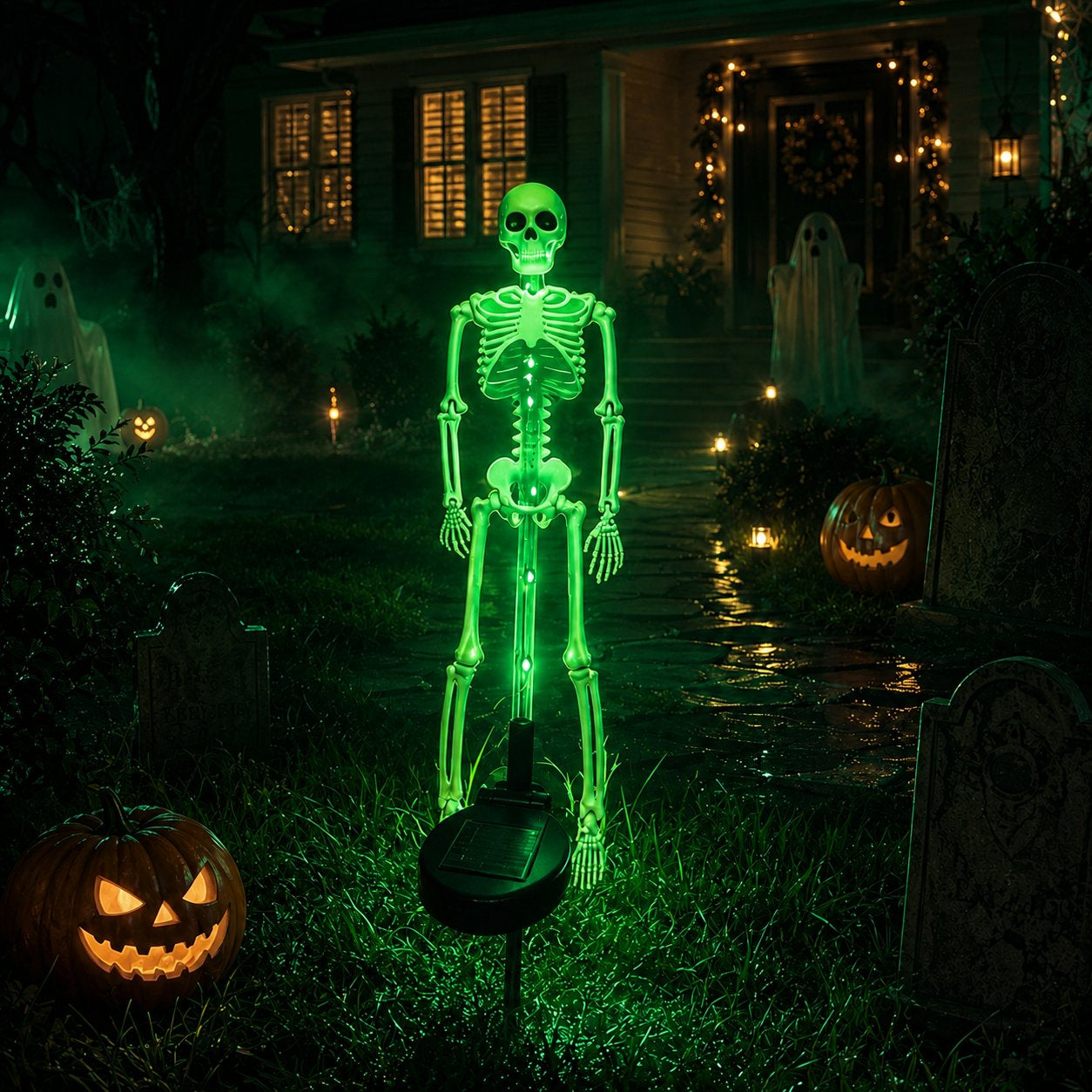 LAST DAY 50% OFF - SOLARSKULL GARDEN LIGHTS WITHEERIE COLOR-CHANGING GLOW