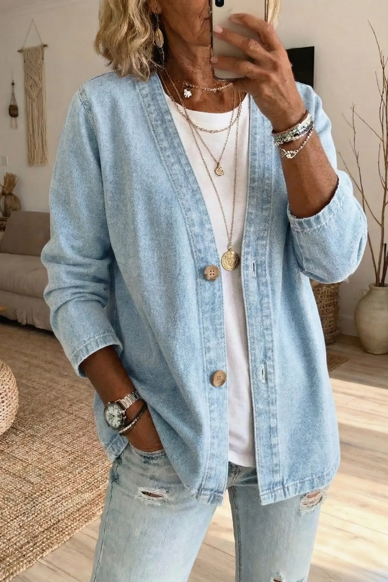 ✨⏰Last Day 49% OFF🎁Women's Casual Denim Cardigan