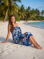 Tropical Breeze Chiffon Beach Sarong & Swimsuit Cover Up