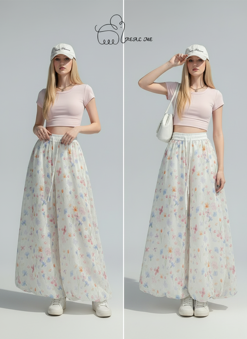 📦📦LAST DAY SAVE 49% ⏰The Summer Breeze Floral Wide-Leg Pants
