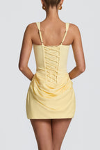 📦LAST DAY SAVE 49% ⏰Square neckline belted mini dress