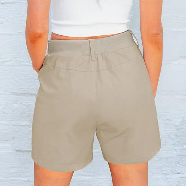 Women's fashionable casual summer high-waisted shorts