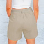 Women's fashionable casual summer high-waisted shorts